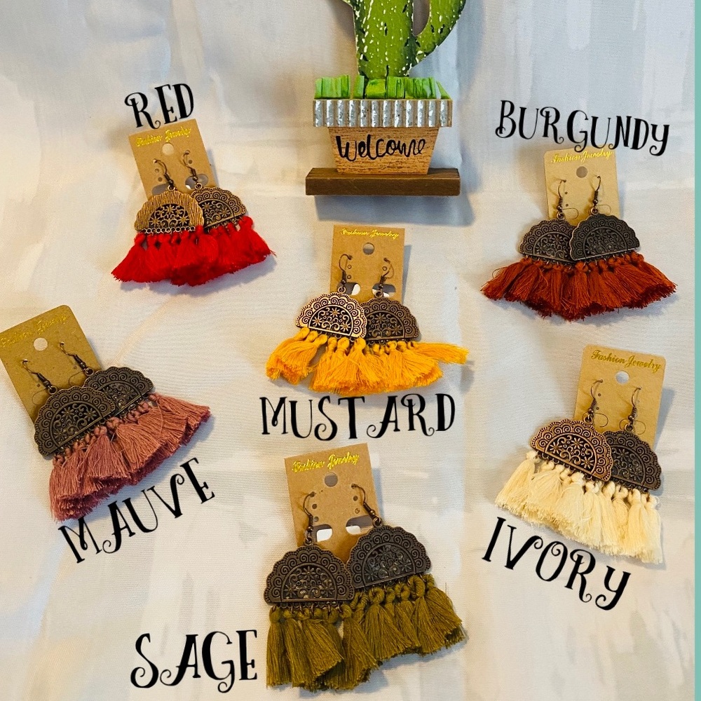 Fan Earrings